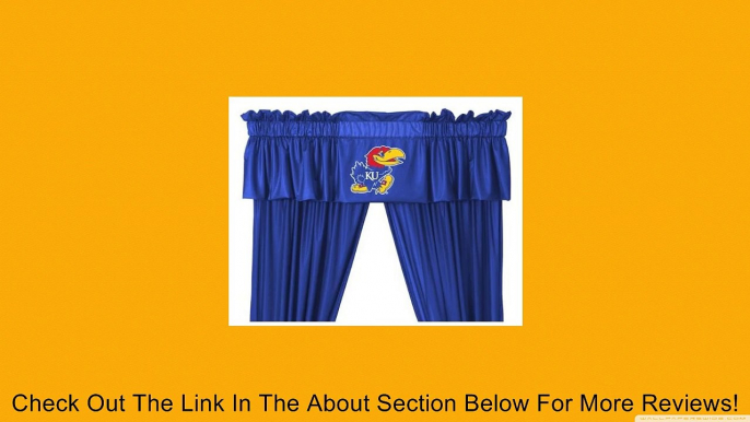 Kansas Jayhawks KU Window Treatments Valance and Drapes Review