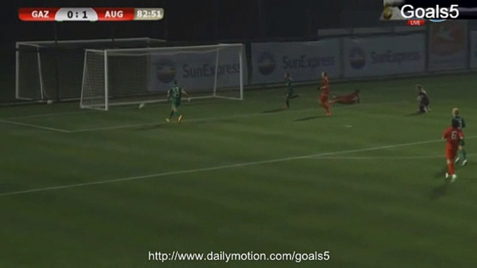 Raul Marcelo Bobadilla Goal Augsburg 1 - 0 Gaziantepspor Friendly Match 15-1-2015