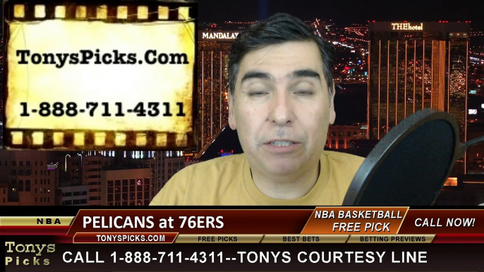 Philadelphia 76ers vs. New Orleans Pelicans Free Pick Prediction NBA Pro Basketball Odds Preview 1-16-2015