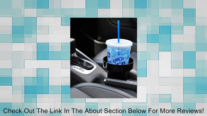 Cup Holder Expander Insert/ Cup Holder Extender Insert. Enlarge the size of your cup holder. Insert fits in most cup holders and improves their funtion by carrying large size drinks better. Catch basin holds spills and drips away from your drink. Review