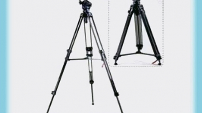 Acebil i-605DX 2-Stage Compact Lightweight Aluminum Video Tripod with #605 65mm Ball Leveling