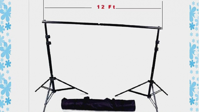 CowboyStudio Photography 12 ft Heavy Duty Crossbar Studio Portable Background Support System