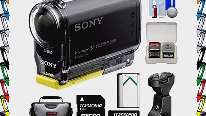 Sony Action Cam HDR-AS20 Wi-Fi 1080p HD Video Camera Camcorder with 32GB Card   Handlebar Bike