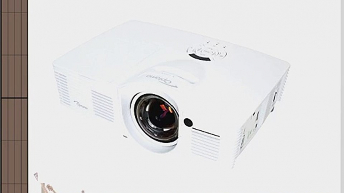 Optoma GT1080 Full 3D 1080p 2800 Lumen DLP Gaming Projector with MHL Enabled HDMI Port ready