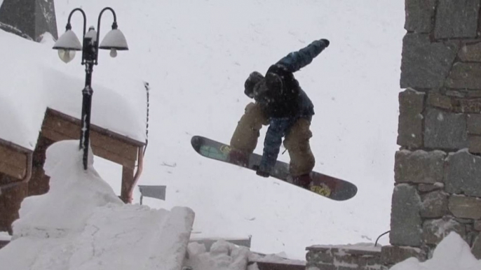 Un mètre de neige fraîche à Val Thorens pour le team VonZipper