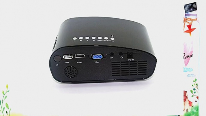 Aketek Newest Upgraded K10 LED Mini Portable Projector Pico Home Projector Cinema Theater PC