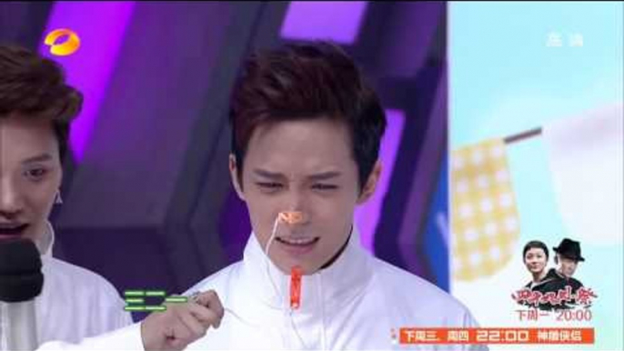 《快乐大本营》看点 Happy Camp 11/29 Recap: 至上励合脸被夹刁钻角度太销魂-Zhi Shang Li He Face Clipped Look【湖南卫视官方版】