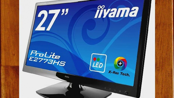 iiYama ProLite E2773HS-GB1 Ecran PC LCD 27'' 1920x1080 1 ms VGA DVI-D/HDMI Noir