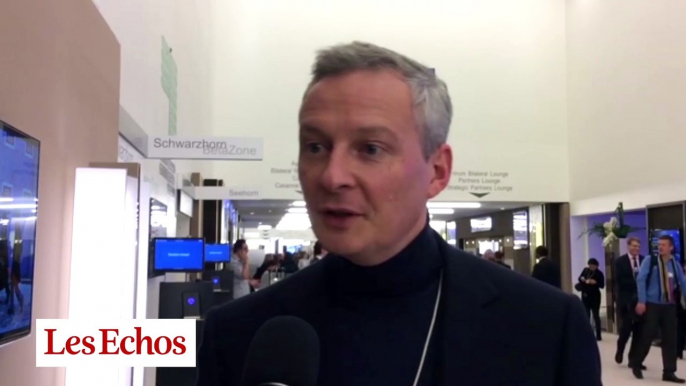 En direct de Davos avec Bruno Le Maire : "Il y a trop peu de Français à Davos"