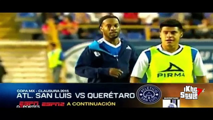 Ronaldinho vs Atletico San Luis (21-01-2015) - San Luis 1-0 Queretaro