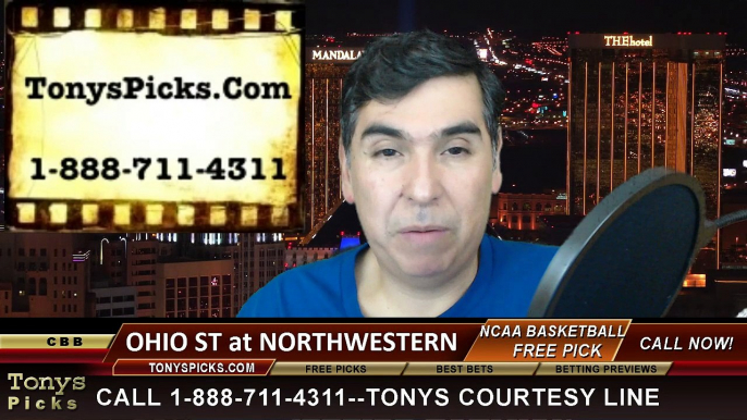 Northwestern Wildcats vs. Ohio St Buckeyes Free Pick Prediction NCAA College Basketball Odds Preview 1-22-2015