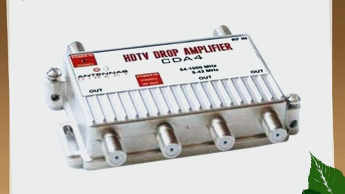 Antennas Direct CDA4 4-Way Output TV/CATV Distribution Amplifier