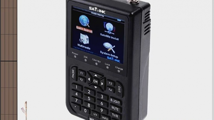 SATlink WS-6906 3.5 - Inch DVB-S FTA Data Digital Satellite Signal Finder Meter