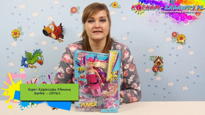 Super Hero Barbie Doll / Barbie Super Księżniczka Filmowa Kara - Barbie Power Princess - CDY61 - Recenzja