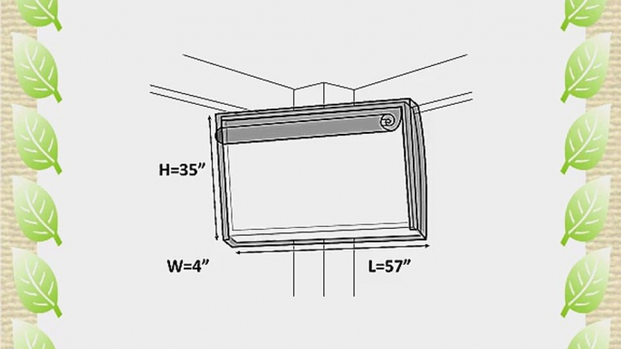 60 Inch Outdoor TV Cover (Full Flip Top Cover) - 12 sizes available