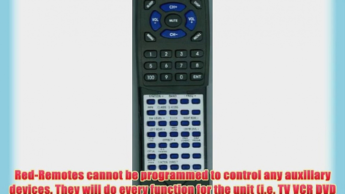 PIONEER Replacement Remote Control for HTP302 VSXD457 AXD7156 CUVSX126