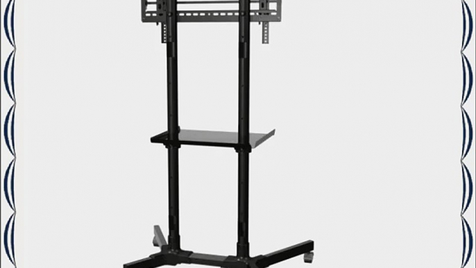 OLLO: PREMIUM: UNIVERSAL ROLLING TV CART TROLLEY STAND WITH WHEELS FOR 32-55 FOR FLAT SCREEN