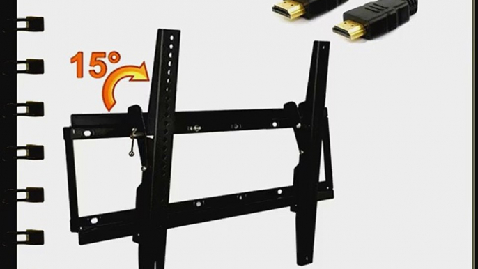 ATC Brand New Tilt Wall Mount Bracket for 32-60 inches LED LCD TV 15 Degree Adjustable Angle