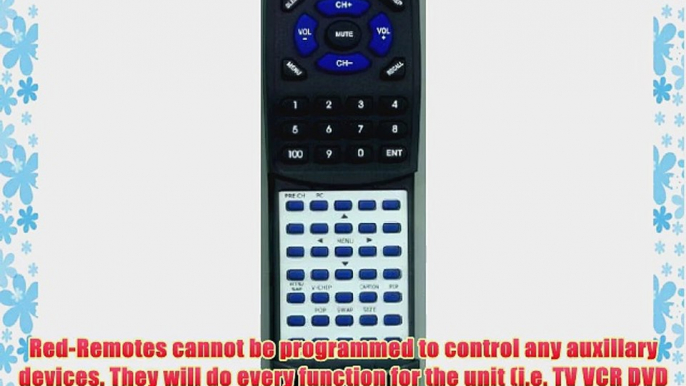 ENVISION Replacement Remote Control for 98TR7SW3NEACF L27W431 L15X421 98LR7SW3BENOF