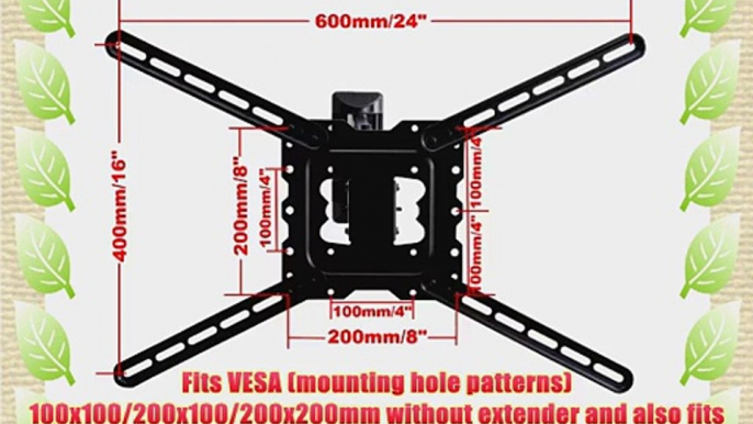 VideoSecu Mounts Articulating tilting TV Mount Fit Sceptre E325BV-HDH E328BV-HDH X370BV-HD