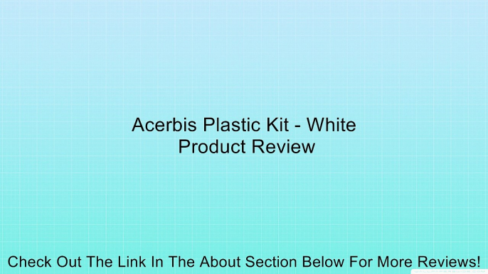 Acerbis Plastic Kit - White Review