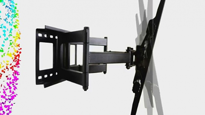 VideoSecu Dual Arm Articulating Mount Cantilever LCD Plasma LED TV Wall Mount for most 37-65