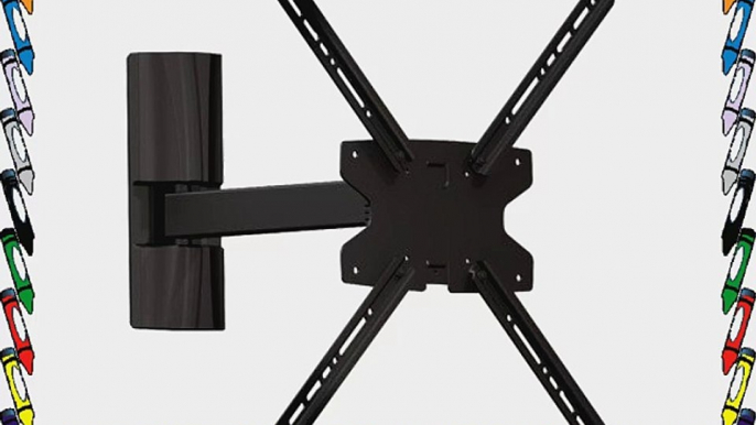 Space Saver 3-Way Motion Flat Screen TV Wall Mount Bracket for 17-Inch to 42-Inch Screens