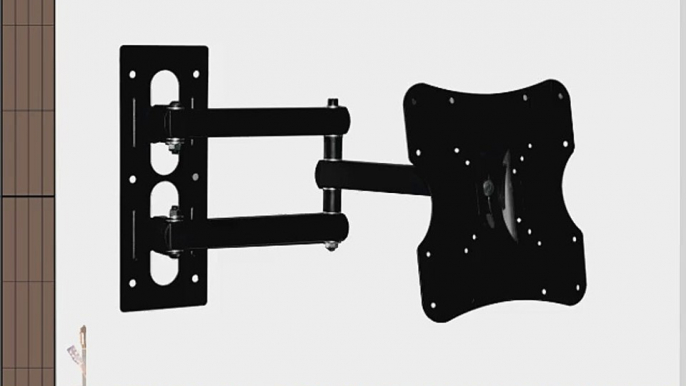 Articulating LCD LED HDTV Tilt / Swivel TV Wall Mount Bracket up to VESA 200x200 for 23 26