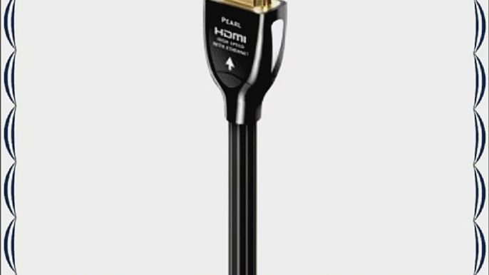 AudioQuest Pearl 1m (3.28 feet) Black/White HDMI Digital Audio/Video Cable with Ethernet Connection