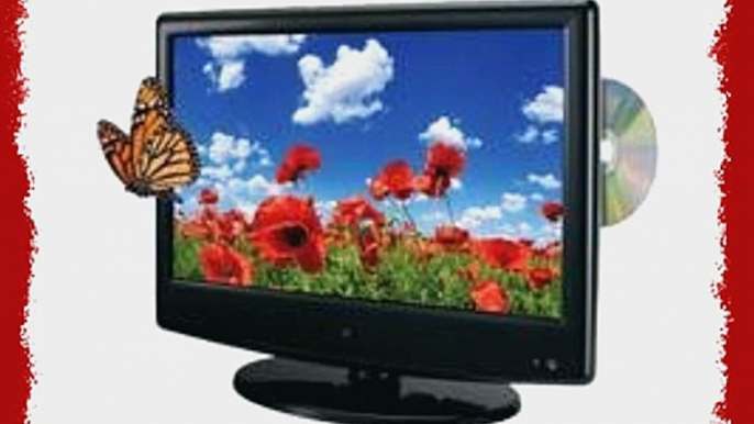 GPX TDE1380B 13.3-Inch LED TV with Built-In DVD Player (Black)