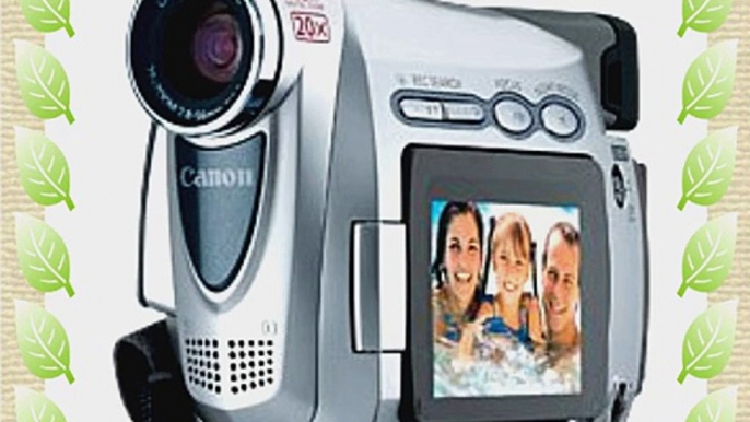 Canon ZR100 MiniDV Camcorder w/20x Optical Zoom (Pearl Silver)