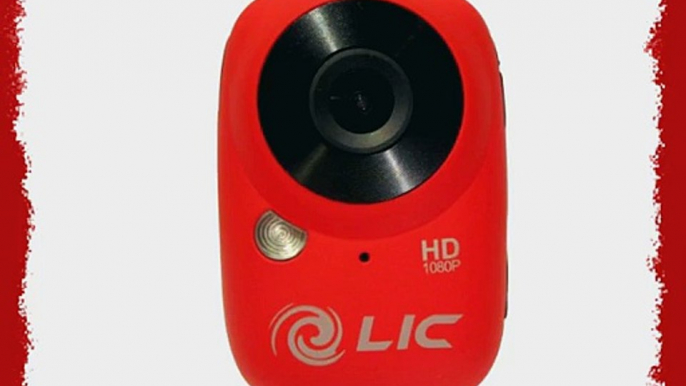 Liquid Image Ego Series 727R Mountable Sport Video Camera with WiFi (Red)