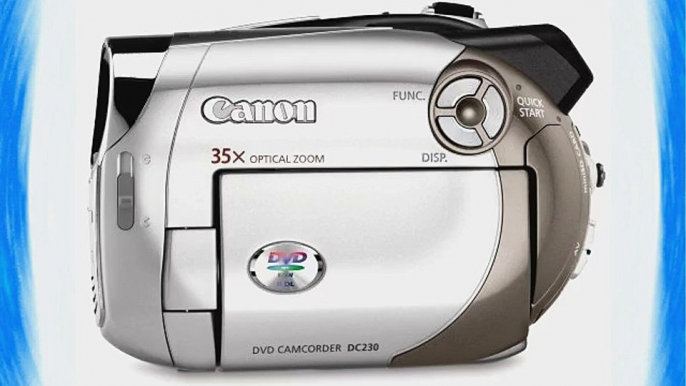 Canon DC230 1MP DVD Camcorder with 35x Optical Zoom