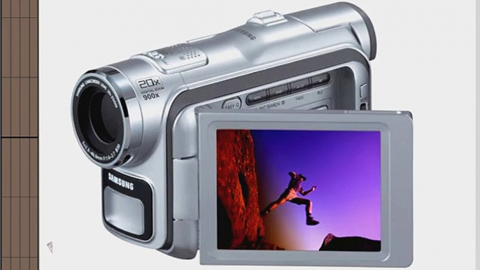 Samsung SCD107 MiniDV Camcorder w/20x Optical Zoom