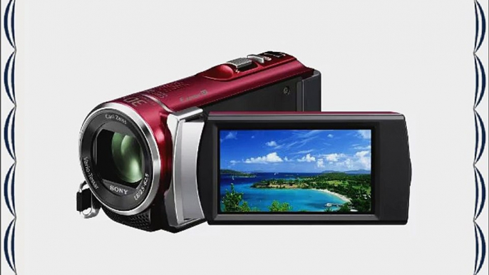 Sony HDR-CX210 High Definition Handycam 5.3 MP Camcorder with 25x Optical Zoom (Red) (2012