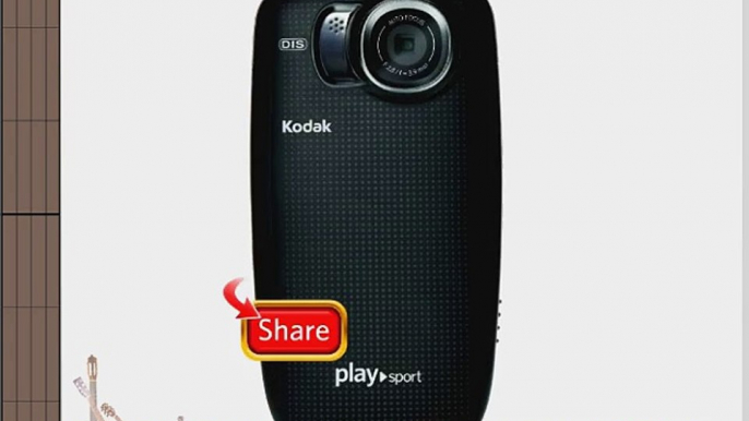 Kodak PlaySport (Zx5) HD Waterproof Pocket Video Camera - Black  (2nd Generation)