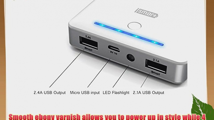 RAVPower? 3rd Gen Deluxe 13000mAh External Battery Portable Dual USB Charger 4.5A Output Power