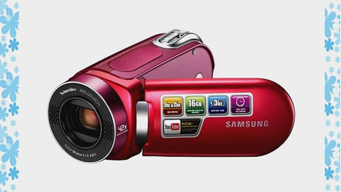 Samsung SMX-F34 Flash Memory Camcorder w/16GB Memory