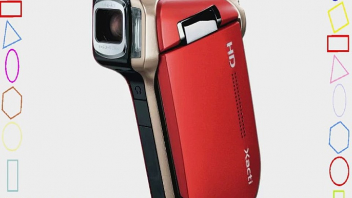 Sanyo Xacti HD700 7MP MPEG-4 High Definition 720p Camcorder with 5x Optical Zoom (Red)