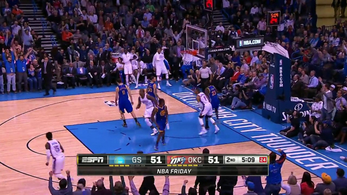NBA :  Lucky Slam dunk by Russell Westbrook