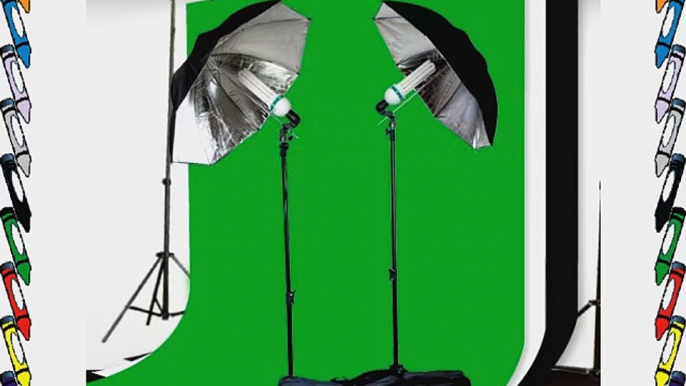 Fancierstudio Lighting Kit 800 Watt 3 x Muslin Backdrop 10'x10' Background Stand Light Kit