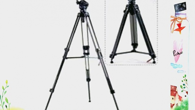 Acebil i-605DX 2-Stage Compact Lightweight Aluminum Video Tripod with #605 65mm Ball Leveling