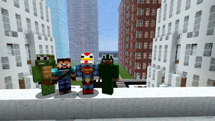 Minecraft - MORPH MOD HIDE AND SEEK - Superhero Villains ( Modded Minigame)