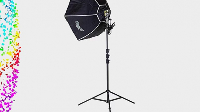 Photography Video Studio Lighting Kit with 1 Fluorescent Light Bank 1 35Hexogen Easy Softbox 1