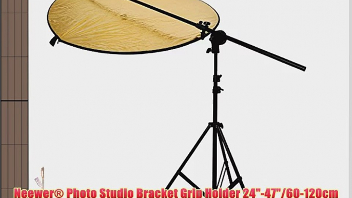 Neewer? Photo Studio Bracket Grip Holder 24-47/60-120cm Swivel Head Reflector Arm Support