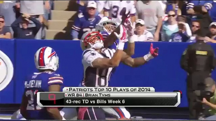 New England Patriots Top 10 Plays of 2014 - NFL Super Bowl 2015.