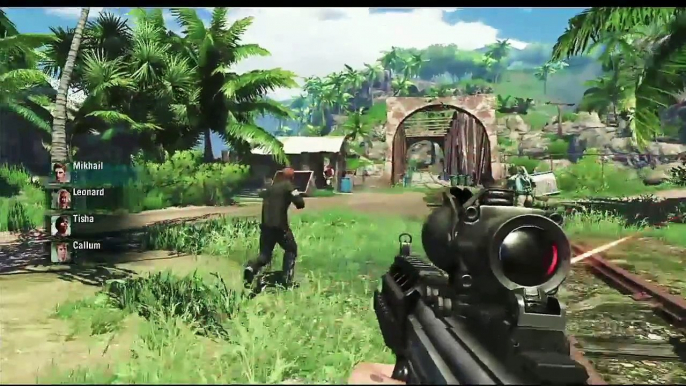 Extrait / Gameplay - Far Cry 3 (Mode Coopération à 4 Joueurs - E3 2012)