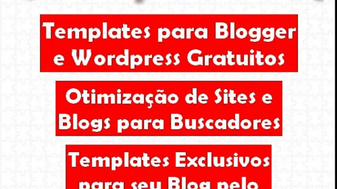 Templates para Blogger e Wordpress Gratuitos