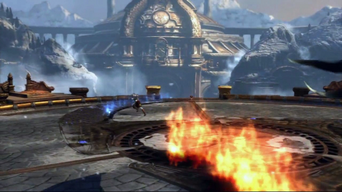 Extrait / Gameplay - God of War: Ascension (Le Boss de Delphes - Chauve-Souris Scorpion)