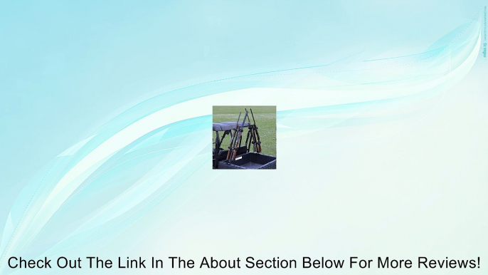 Great Day Sporting Clays UTV Gun Rack Model QD804SC It attaches securely to the sides of the cargo bed with use of lag screws or bolts MADE IN THE U.S.A. Review